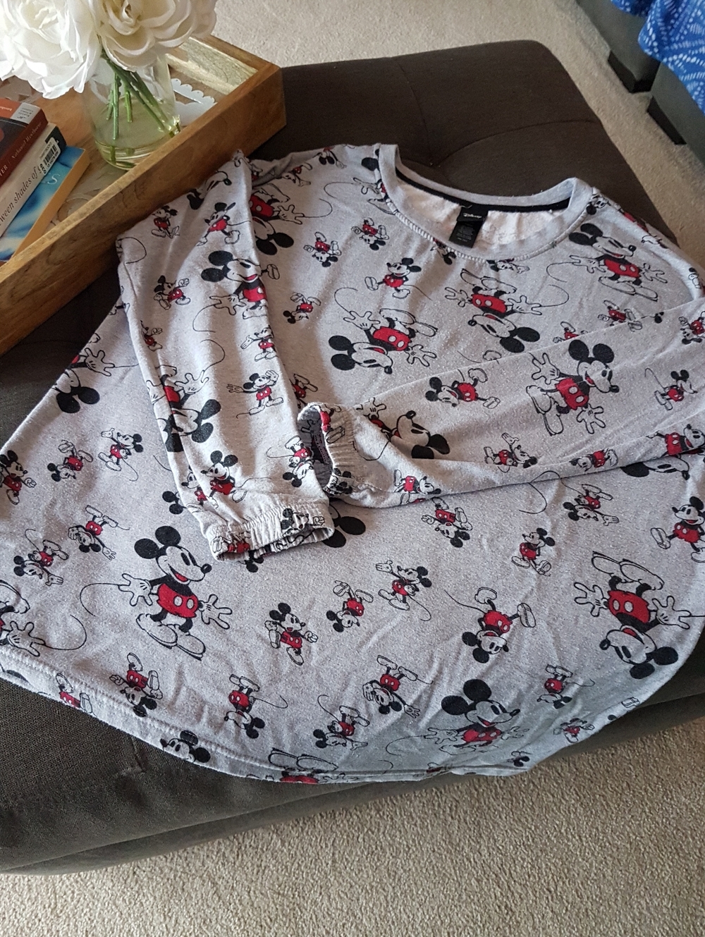 Disney Mickey Mouse Gray Pajama Bottoms - Picture 10 of 15